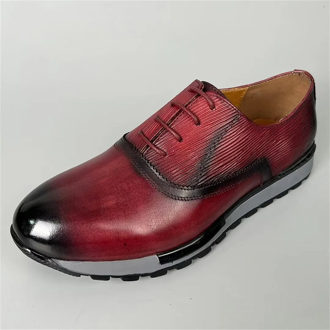 Sleek Cow Leather Casual Shoes