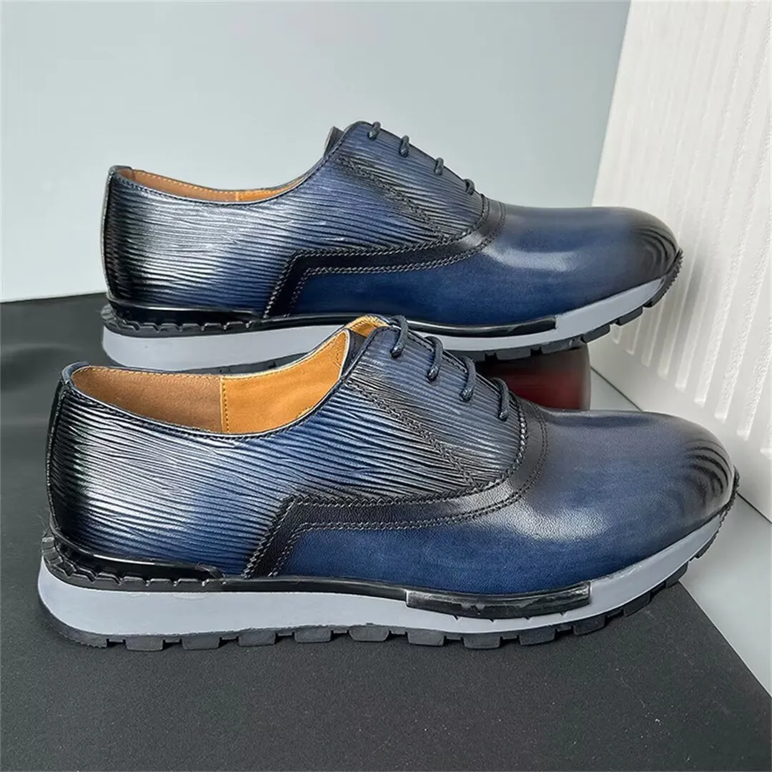 Sleek Cow Leather Casual Shoes