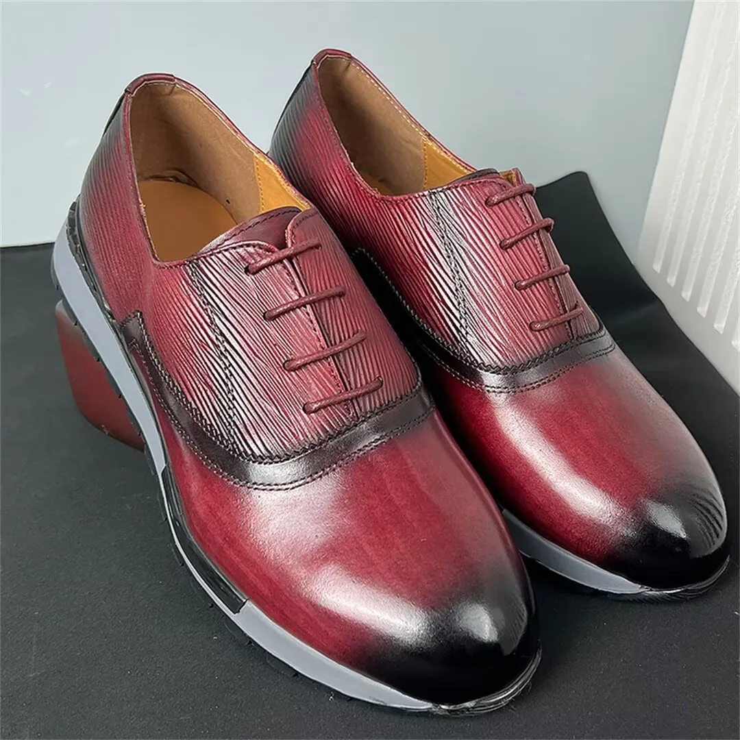 Sleek Cow Leather Casual Shoes