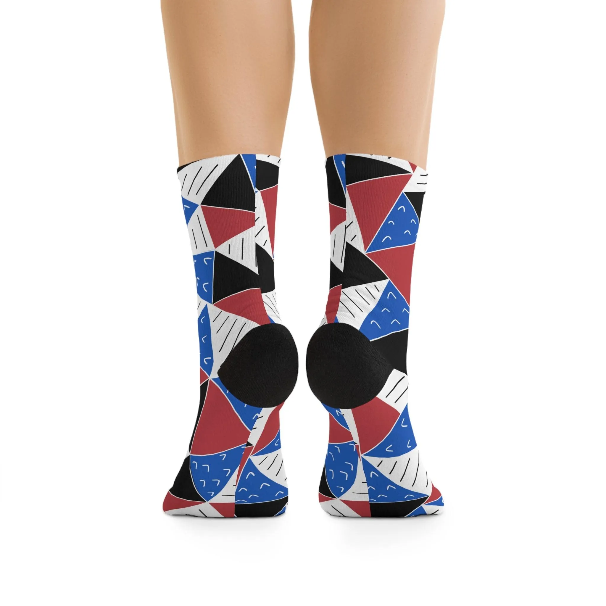 Triangle Tessellation Socks