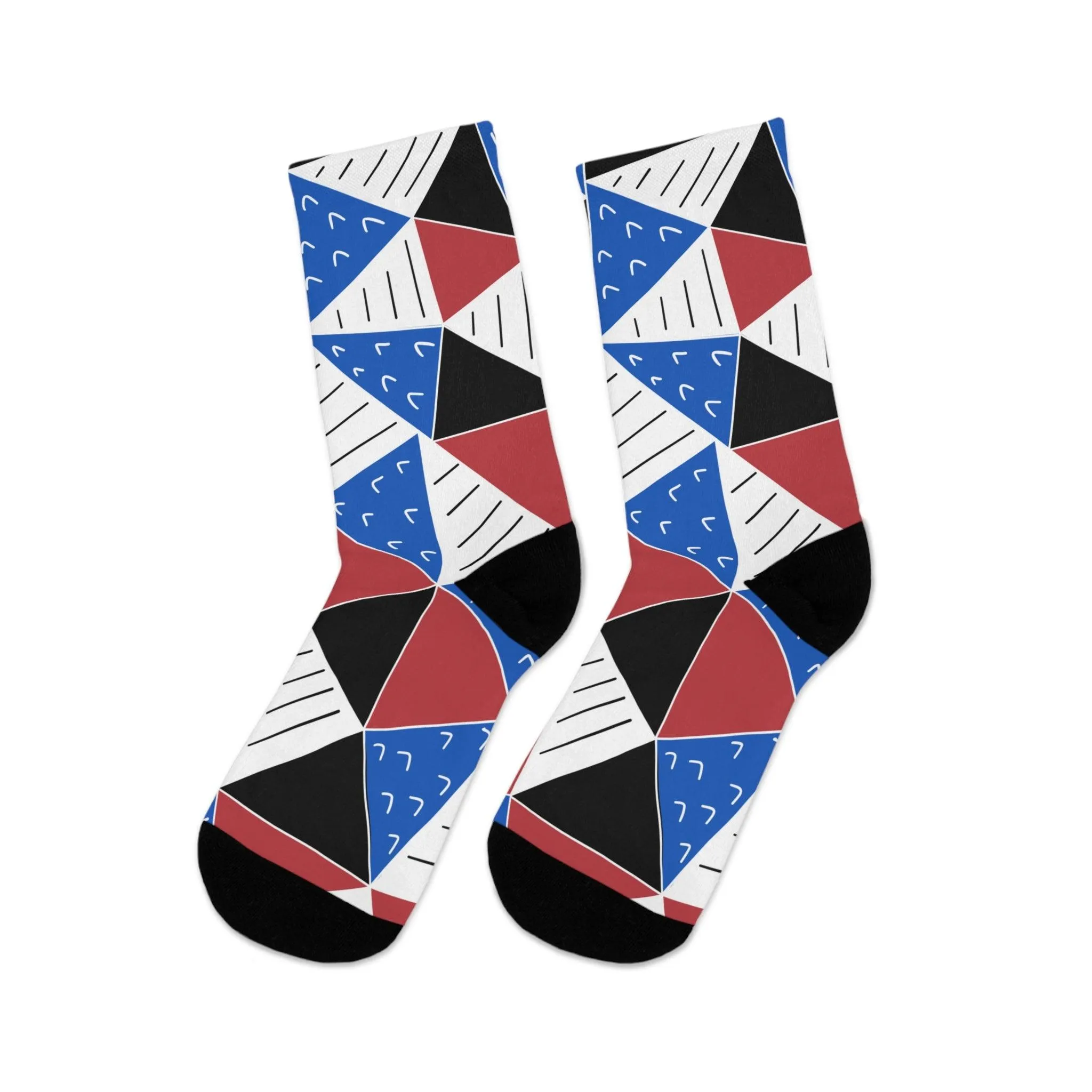 Triangle Tessellation Socks