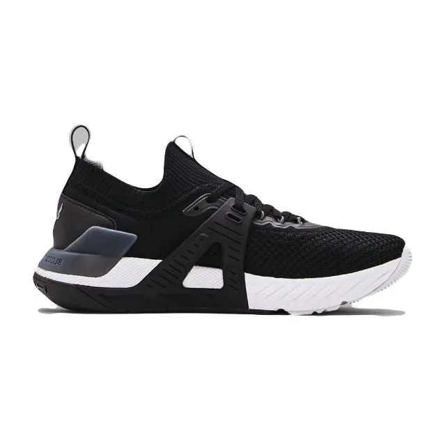 Under Armour Project Rock 4 Men Training Shoes Black/White/Grey