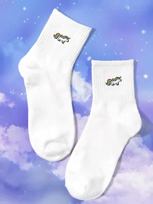 Unicorn Crew Socks Funny Socks for Women Novelty Socks Funky Socks Gift for Her